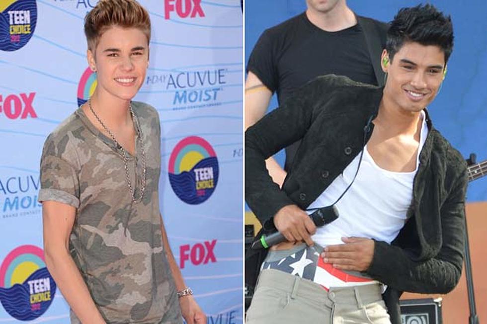 Justin Bieber Hits the Wanted&#8217;s Siva Kaneswaran in the Crotch
