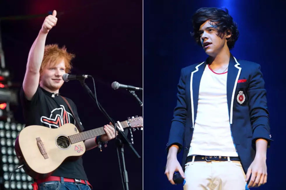 Ed Sheeran Says One Direction&#8217;s Harry Styles Is &#8216;Packing Heat&#8217;
