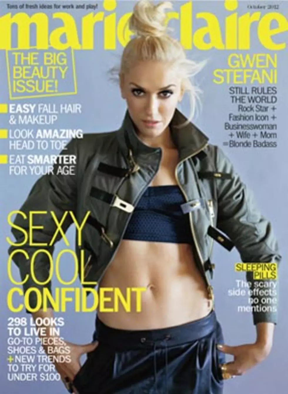 Gwen Stefani + Her Abs Cover Marie Claire