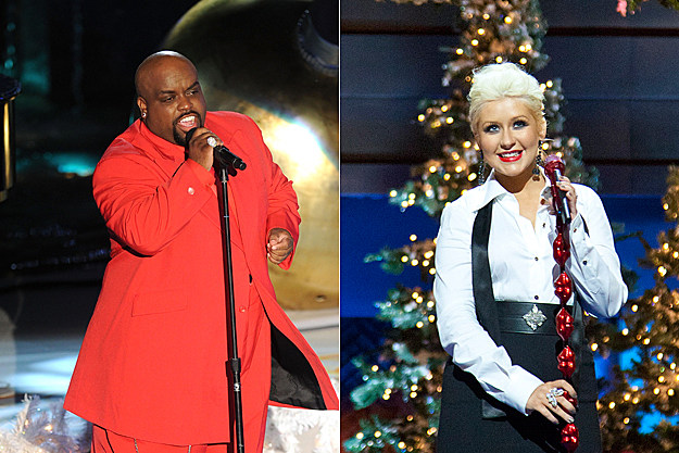 Cee Lo Green Christina Aguilera 'Baby It's Cold Outside'