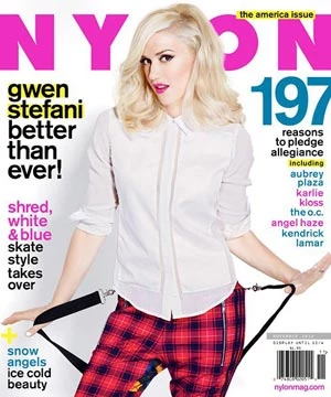 Gwen Stefani Nylon Cover