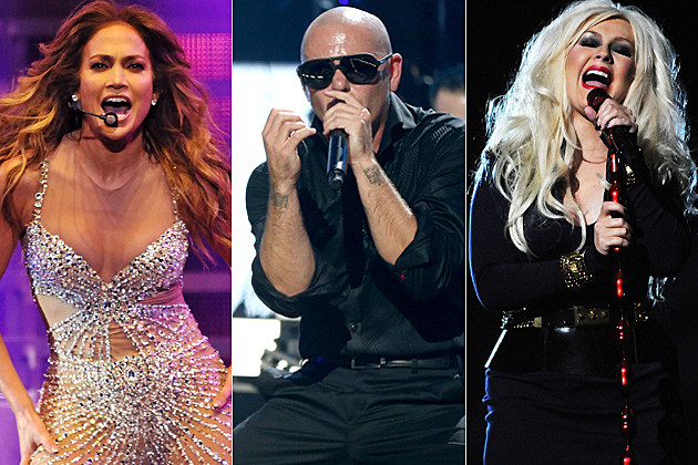 Jennifer Lopez Pitbull Christina Aguilera