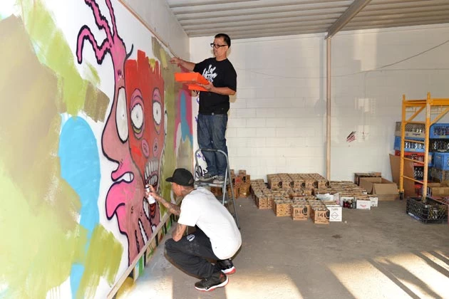 Chris Brown Slick Graffiti