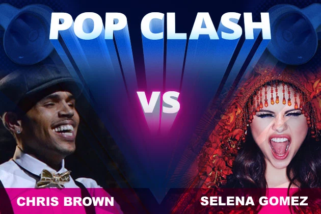 Chris Brown Selena Gomez Pop Clash