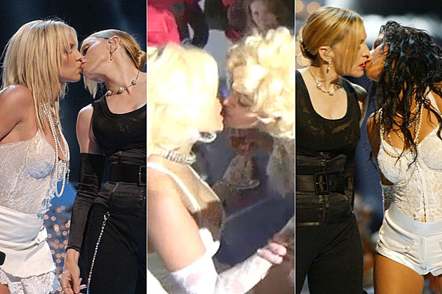 Madonna Kissing Britney Spears Nicki Minaj Christina Aguilera