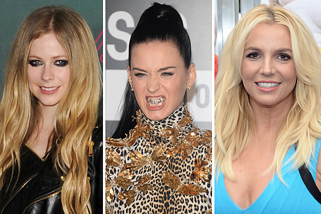 Avril Lavigne, Katy Perry, Britney Spears