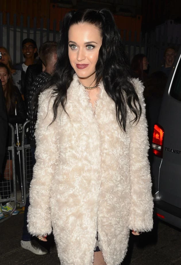 Katy Perry White Coat