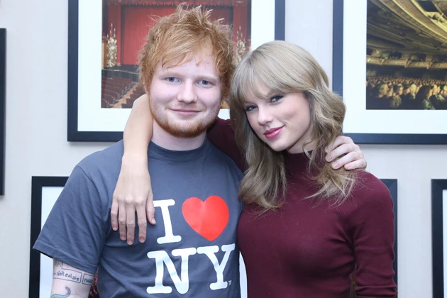   NEW YORK, NY - NOVEMBER 01: Taylor Swift joins Ed Sheeran on stage at his sold-out show at Madison Square Garden Arena on November 1, 2013 in New York City. (Photo by Anna Webber/Getty Images for Atlantic Records) 