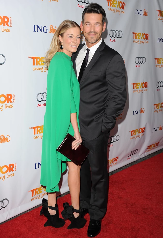 LOS ANGELES, CA - DECEMBER 04: Actor Eddie Cibrian and singer LeAnn Rimes arrive at the Trevor Project's 2011 Trevor Live! at The Hollywood Palladium on December 4, 2011 in Los Angeles, California. (Photo by Jason Merritt/Getty Images)