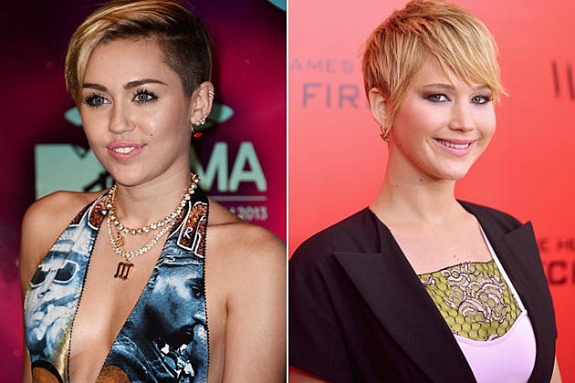 Miley Cyrus Jennifer Lawrence