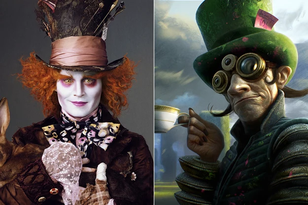 Mad Hatter early concept art