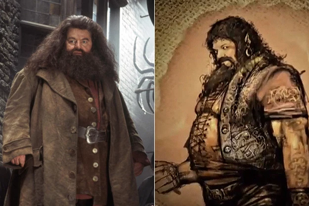 Hagrid early concept art