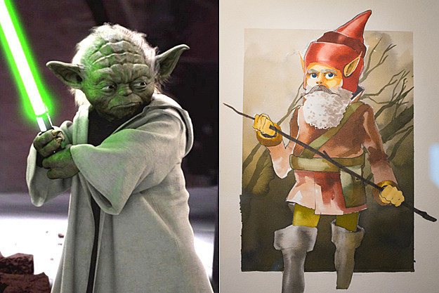 Yoda early concept art
