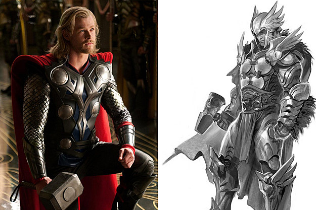 'Thor' early concept art
