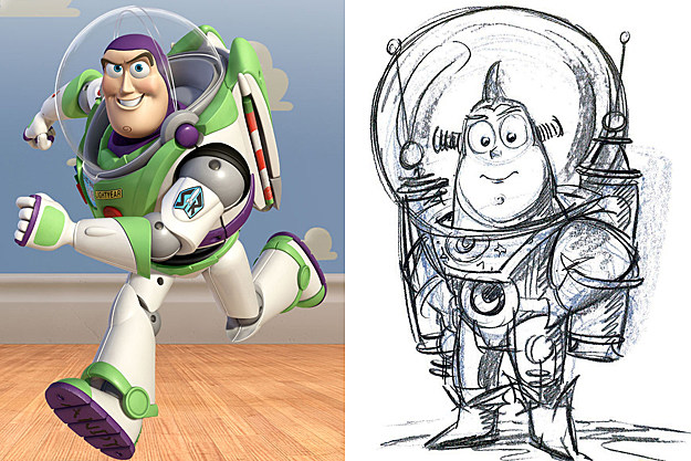 Buzz Lightyear early concept art