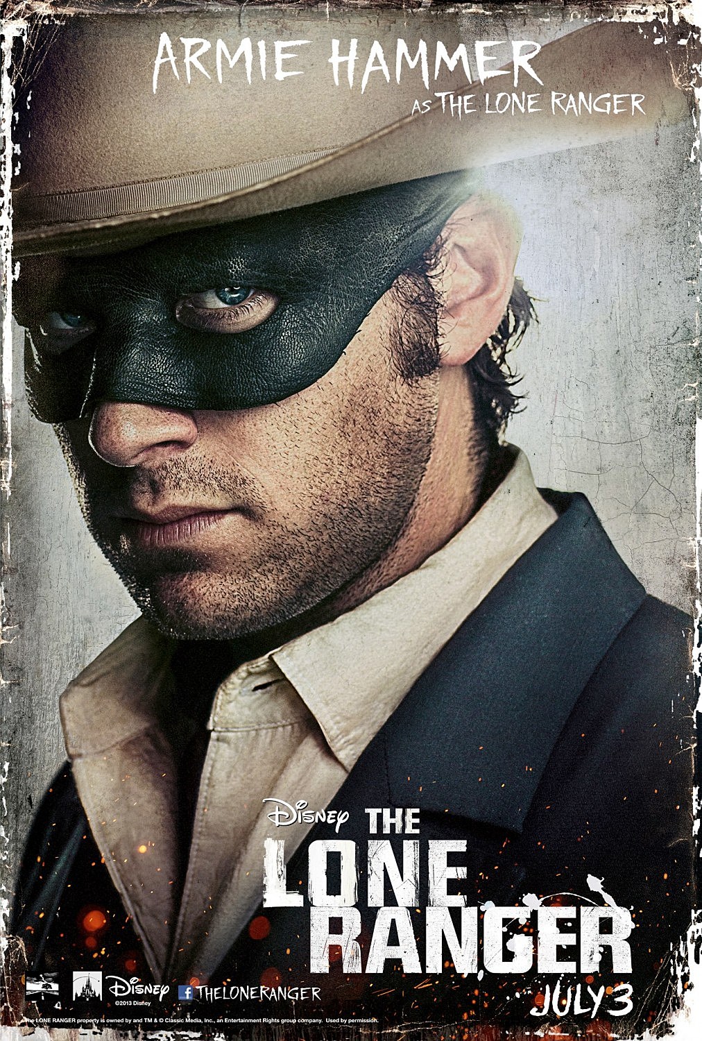 New 'The Lone Ranger' Posters Show Off Johnny Depp and Armie Hammer [