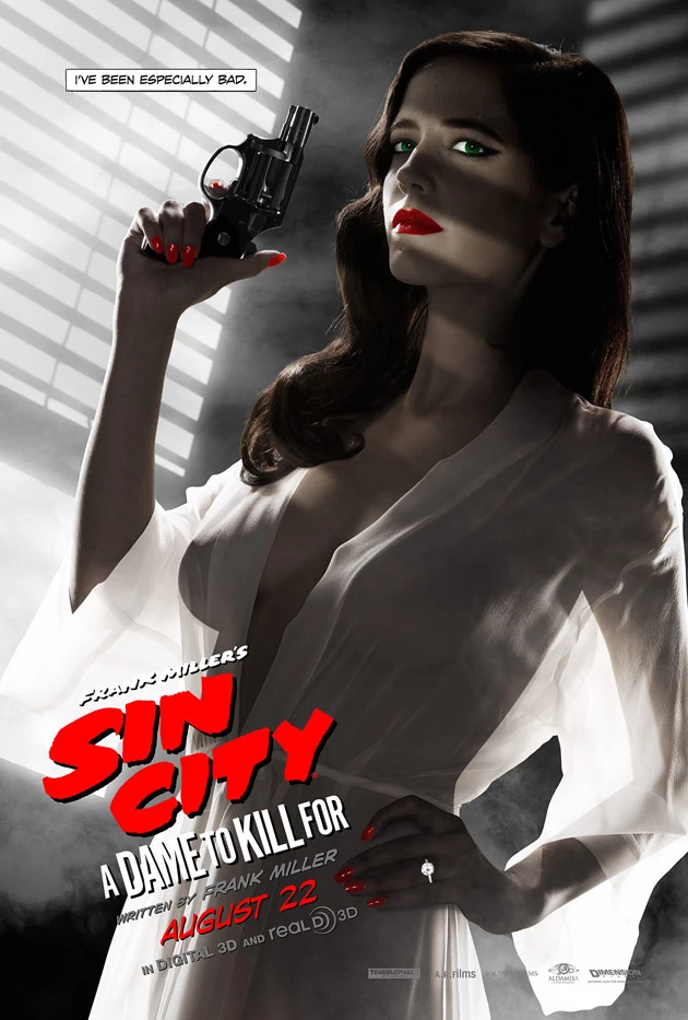 Eva Green Sin City 2 Plakat