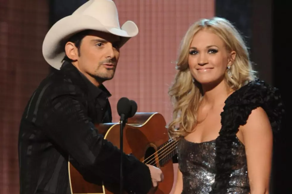 Brad Paisley&#8217;s Son Tries to Impress Carrie Underwood With &#8216;Cave Man&#8217; Moves