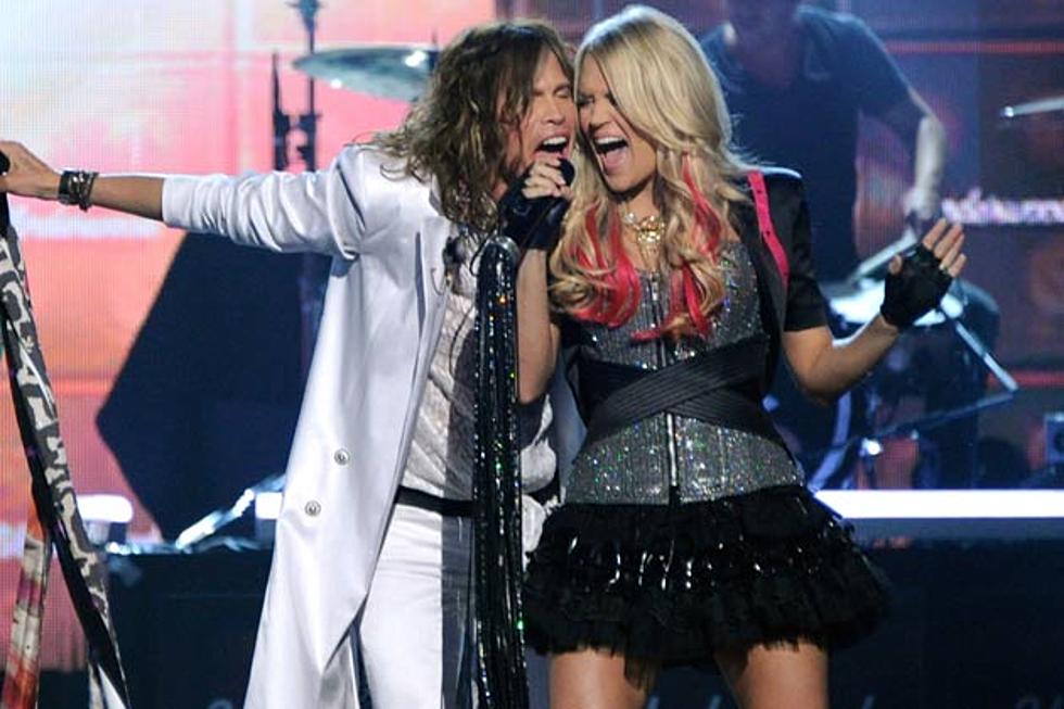 Carrie Underwood and Steven Tyler Team Up for Super Bowl &#8216;CMT Crossroads&#8217;