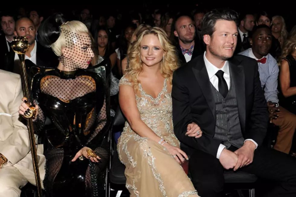 Miranda Lambert Meets Lady Gaga at the 2012 Grammy Awards
