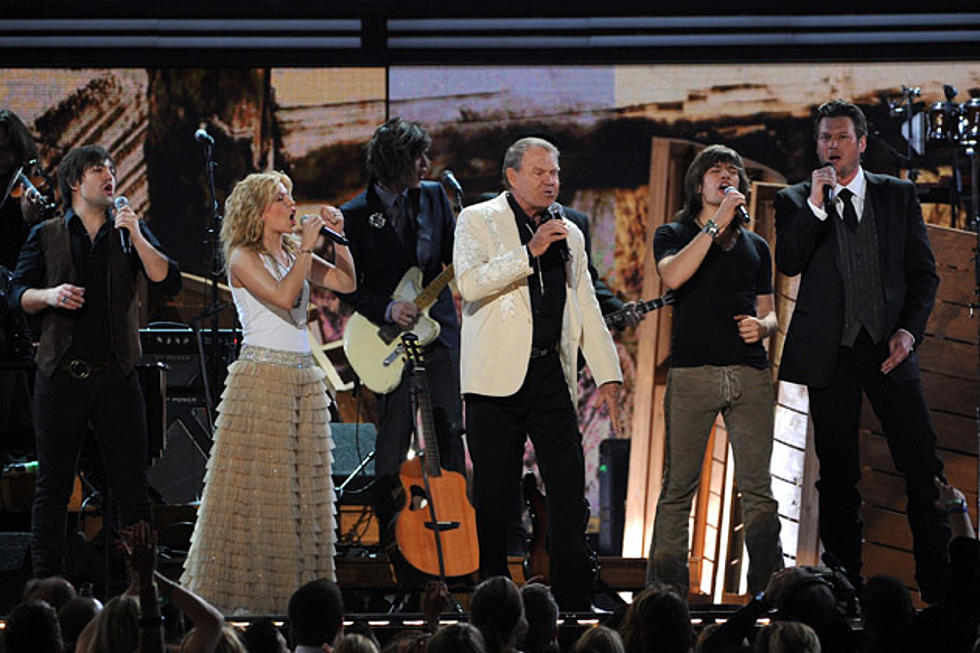 Blake Shelton + the Band Perry Lead Celebration of Glen Campbell at 2012 Grammy Awards