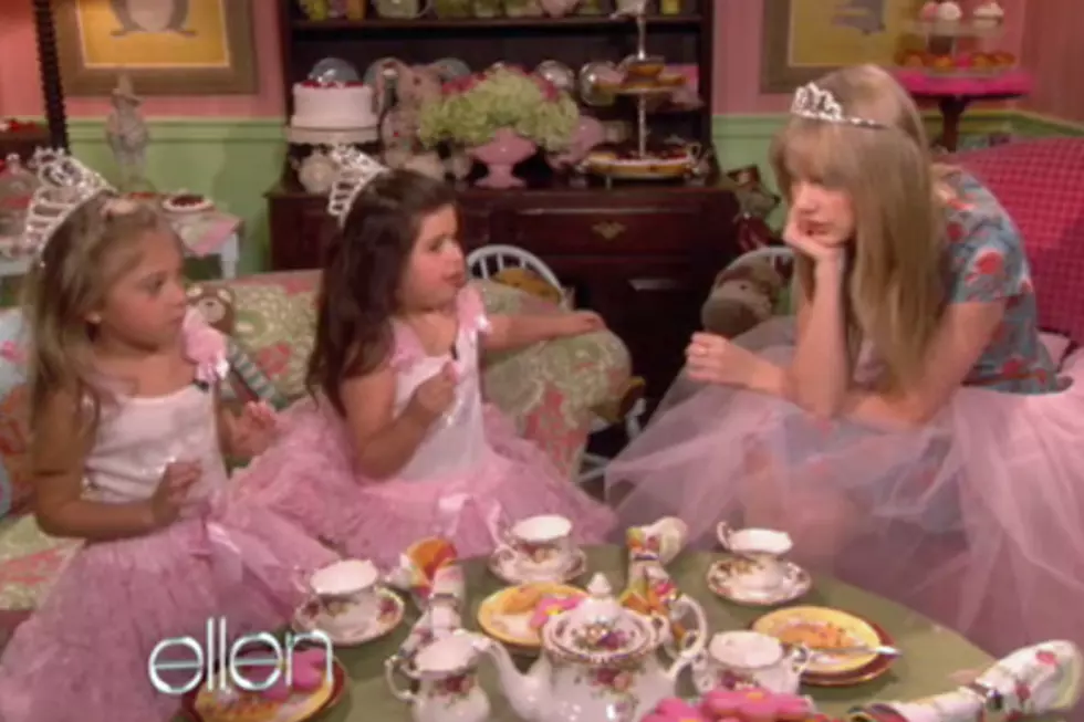 Taylor Swift Enjoys a Tea Party With YouTube Sensations &#8220;Sophia Grace and Rosie&#8221; on &#8220;Ellen&#8221; [VIDEO]