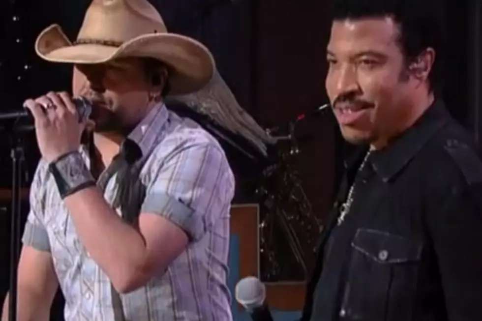 Jason Aldean and Lionel Richie Take the &#8216;Letterman&#8217; Stage to Sing &#8216;Say You, Say Me&#8217;