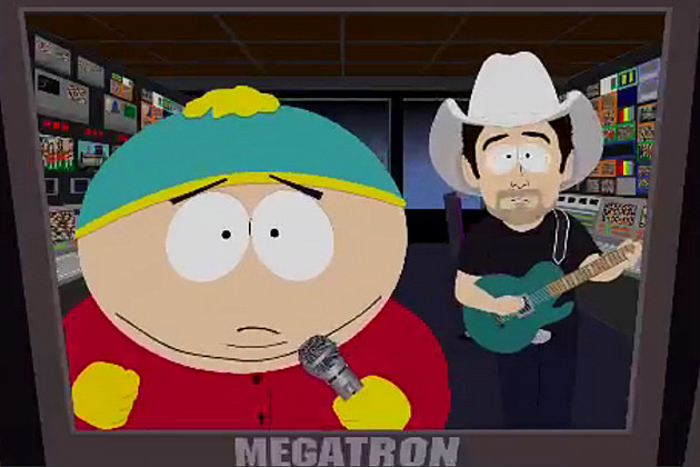 Brad Paisley made an appearance on'South Park' Wednesday night April 25