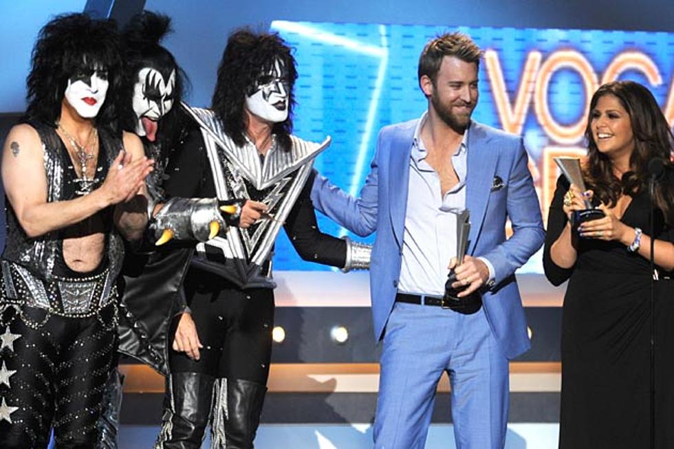 Kiss Present Lady Antebellum With Vocal Group of the Year Award at the 2012 ACM Awards