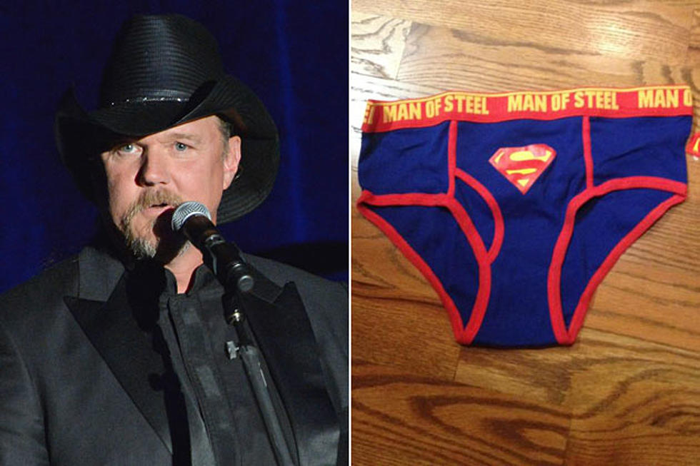 Trace Adkins&#8217; Wife Shows Off His Superman Underwear