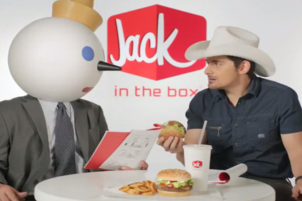 Brad Paisley Pops Up to Chow Down in Funny New Jack in the Box Commercials