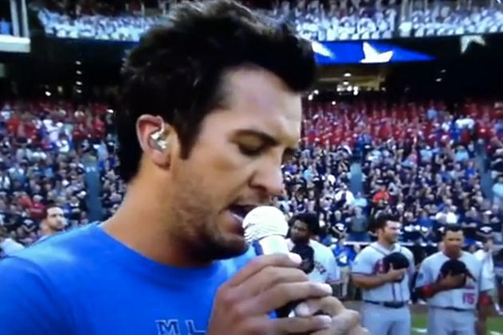 Luke Bryan Admits to Writing National Anthem &#8216;Key Words&#8217; on His Hand, Apologizes to Those Offended