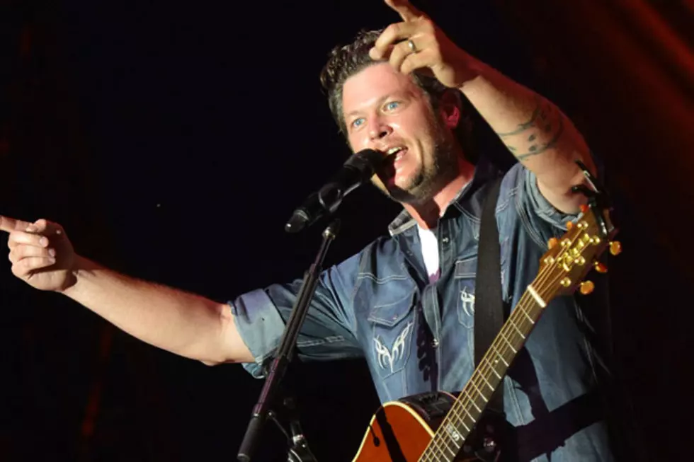 Blake Shelton Takes &#8216;Over&#8217; No. 1 Slot on Country Singles Chart for Second Week