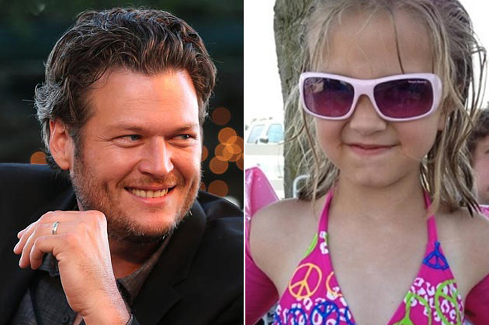 Blake Shelton Meets 6-Year-Old Brain Cancer Patient Harlie Bryant