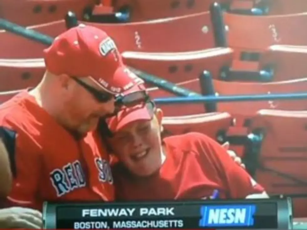 Aww! Kid Cries for Joy After Red Sox Player Josh Beckett Hands Him Baseball [VIDEO]