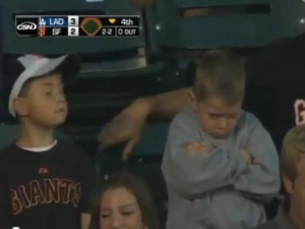 Cute Kid Unleashes Epic Pout After Not Catching Foul Ball [VIDEO]