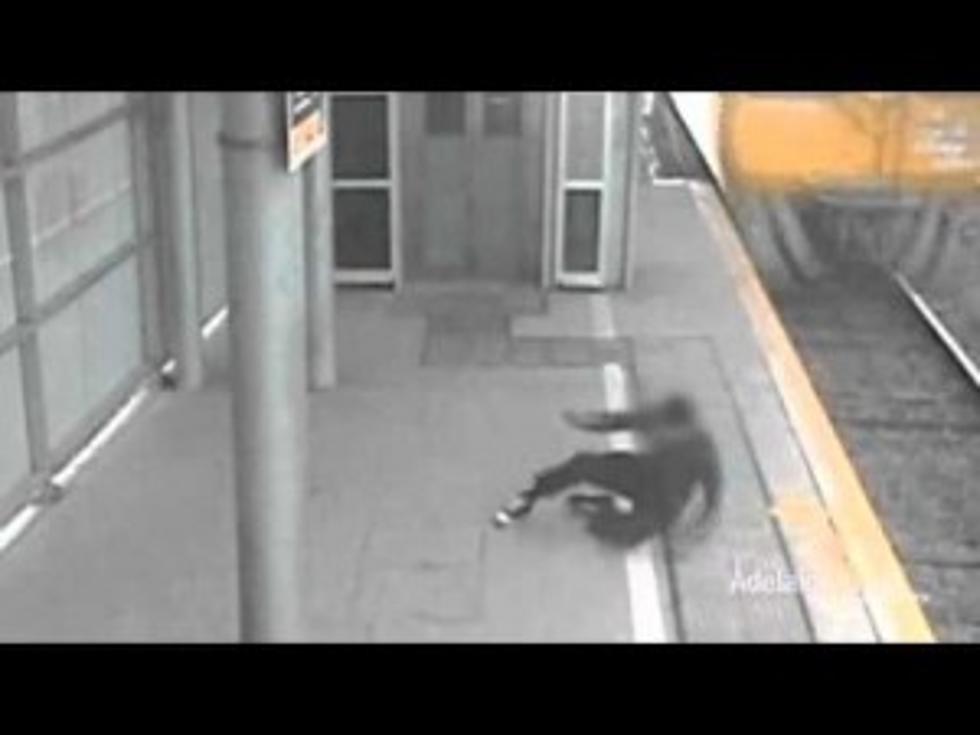 Boy Runs in Front of Train, Makes It Out Alive in Harrowing Split-Second [VIDEO]