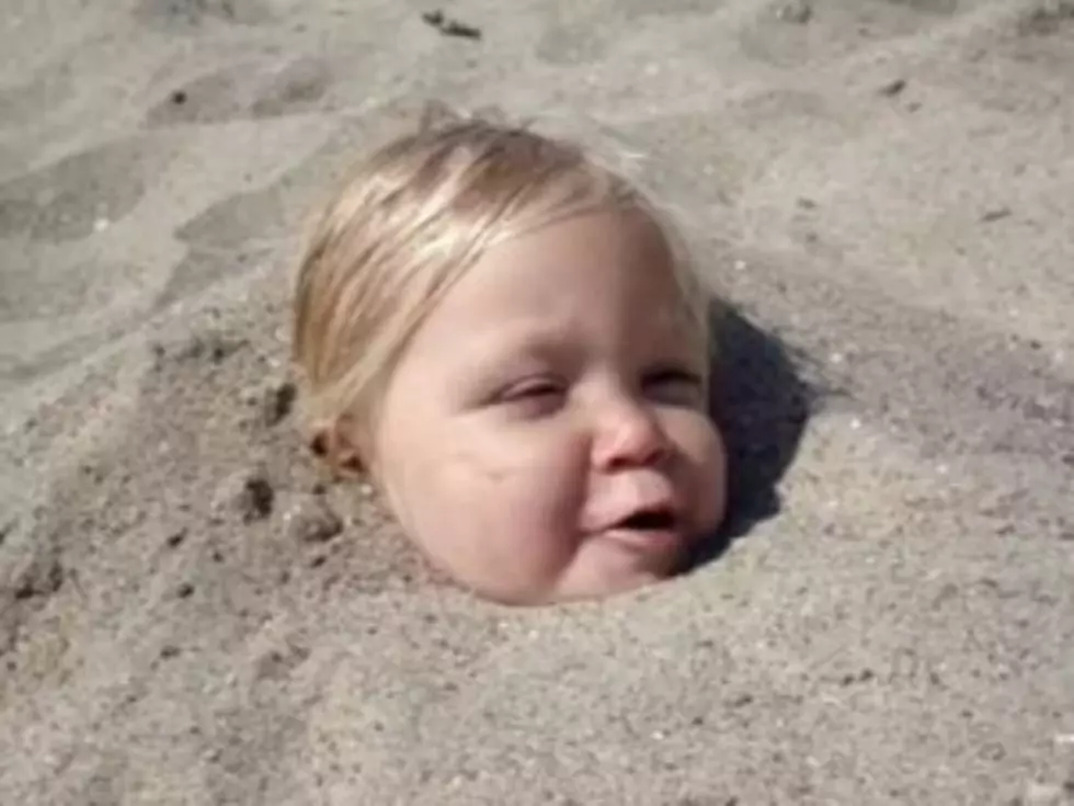 Little Girl Covered In Sand Wants More Sand [VIDEO]