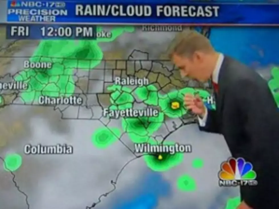 Weatherman Accidentally Swallows a Moth on Live TV [VIDEO]