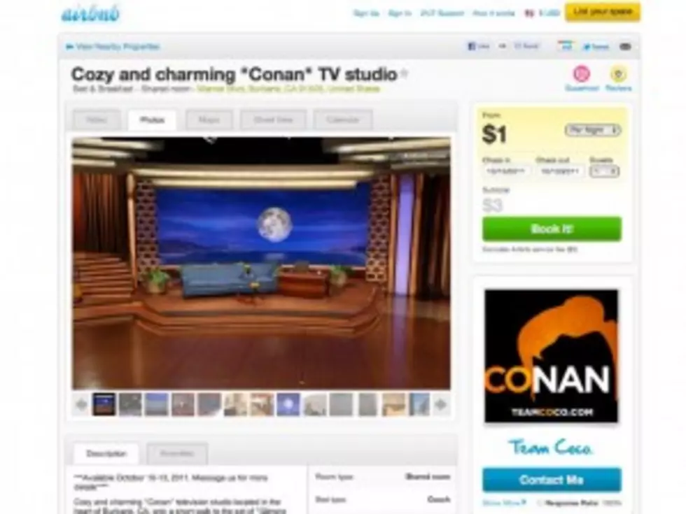 Conan O&#8217;Brien&#8217;s TV Studio Listed for Rent on Airbnb [VIDEO]