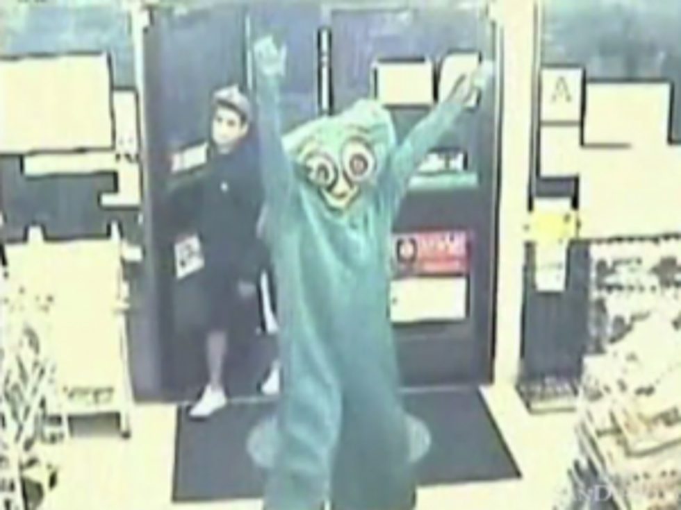 Man in Gumby Suit Tries to Rob 7-11 (But Doesn&#8217;t End Up in the Pokey) [VIDEO]