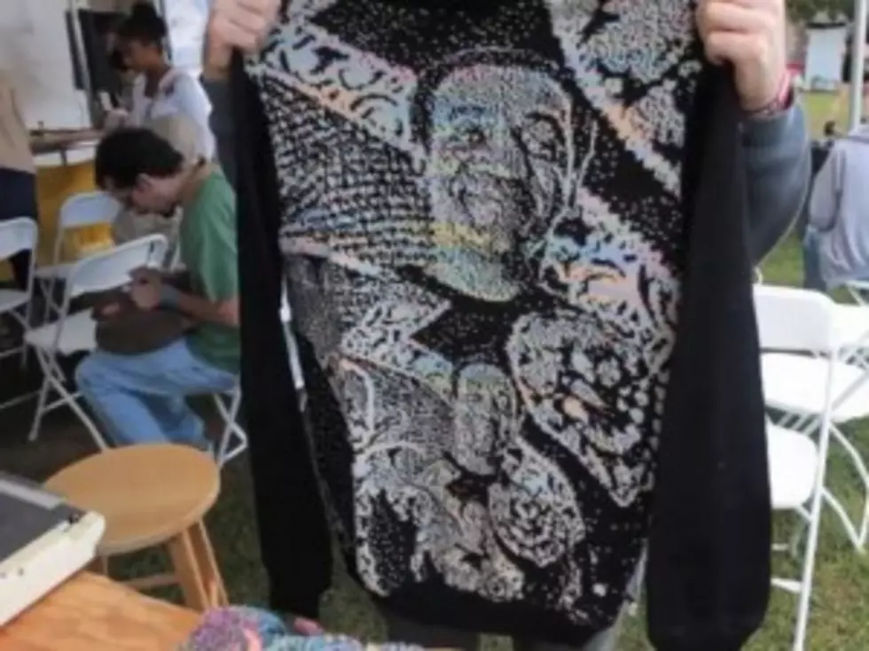 Hacked Knitting Machine Produces Cosby Sweater Inside a Cosby Sweater [VIDEO]