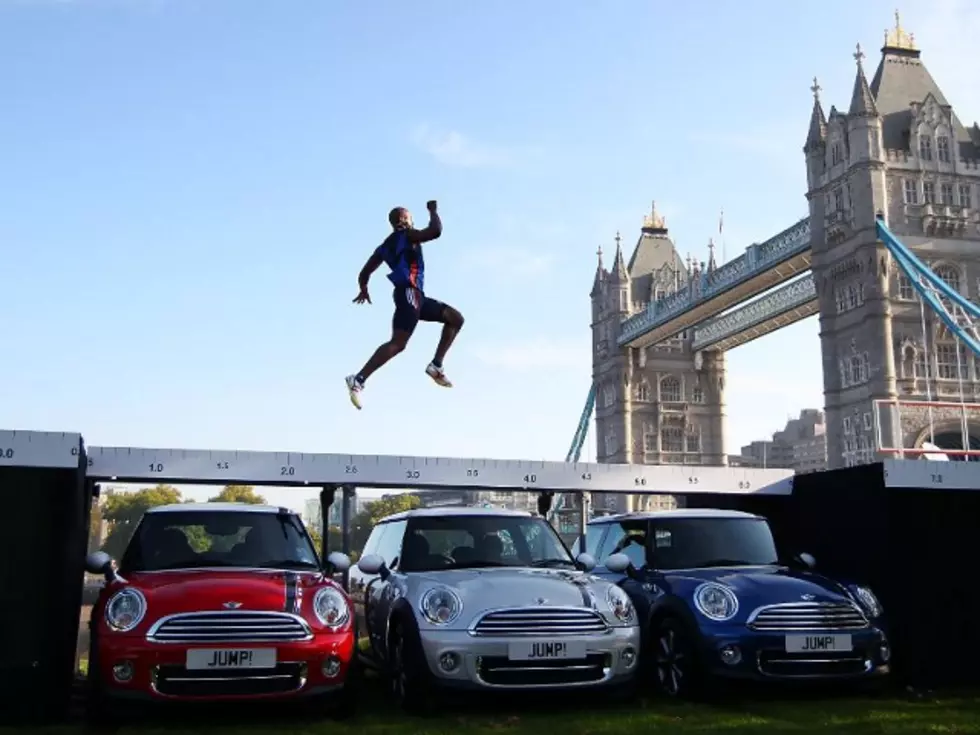 Long Jump Champion J.J. Jegede Clears Three Mini Coopers in a Single Bound [VIDEO]l