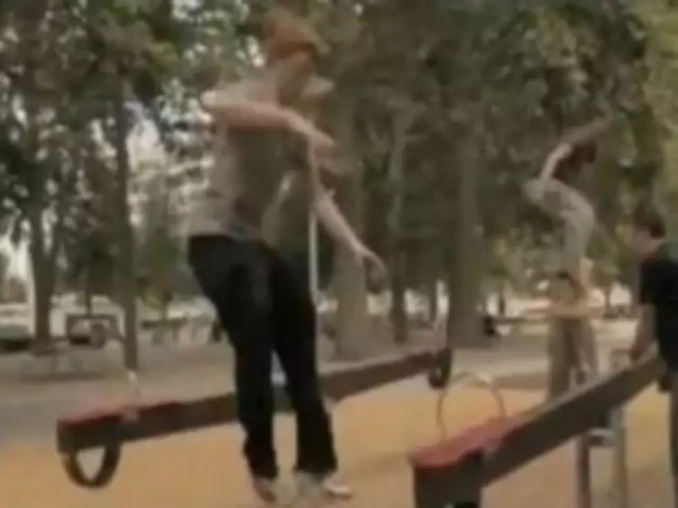 Ouch! Spectacularly Painful See-Saw Fail [VIDEO]