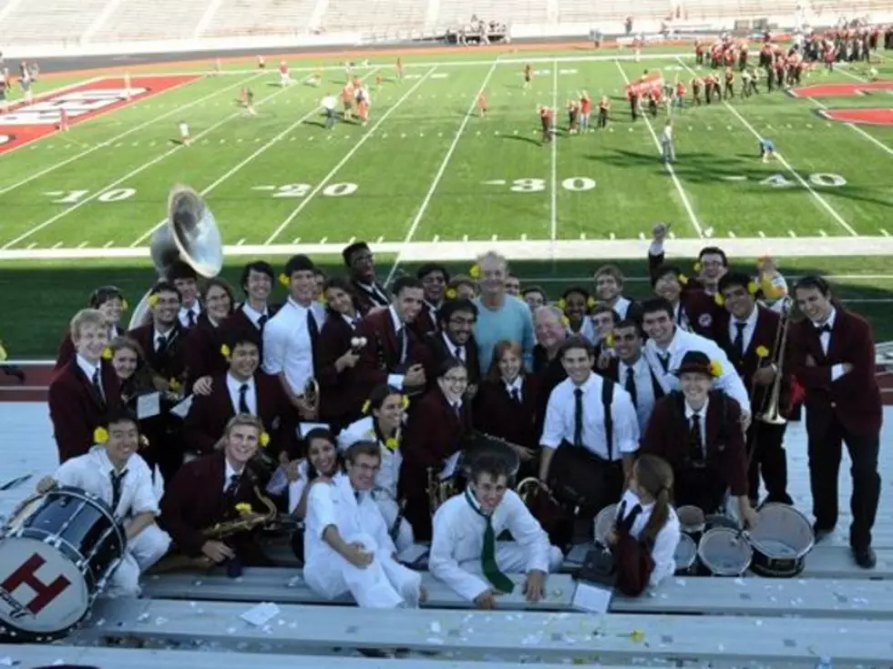 Bill Murray Crashes Ivy League Football Game, Hangs With Marching Bands [VIDEO]