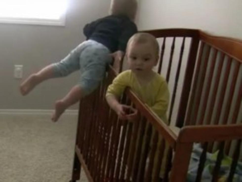Intrepid Toddler&#8217;s Daring Crib Escape Caught on Tape [VIDEO]