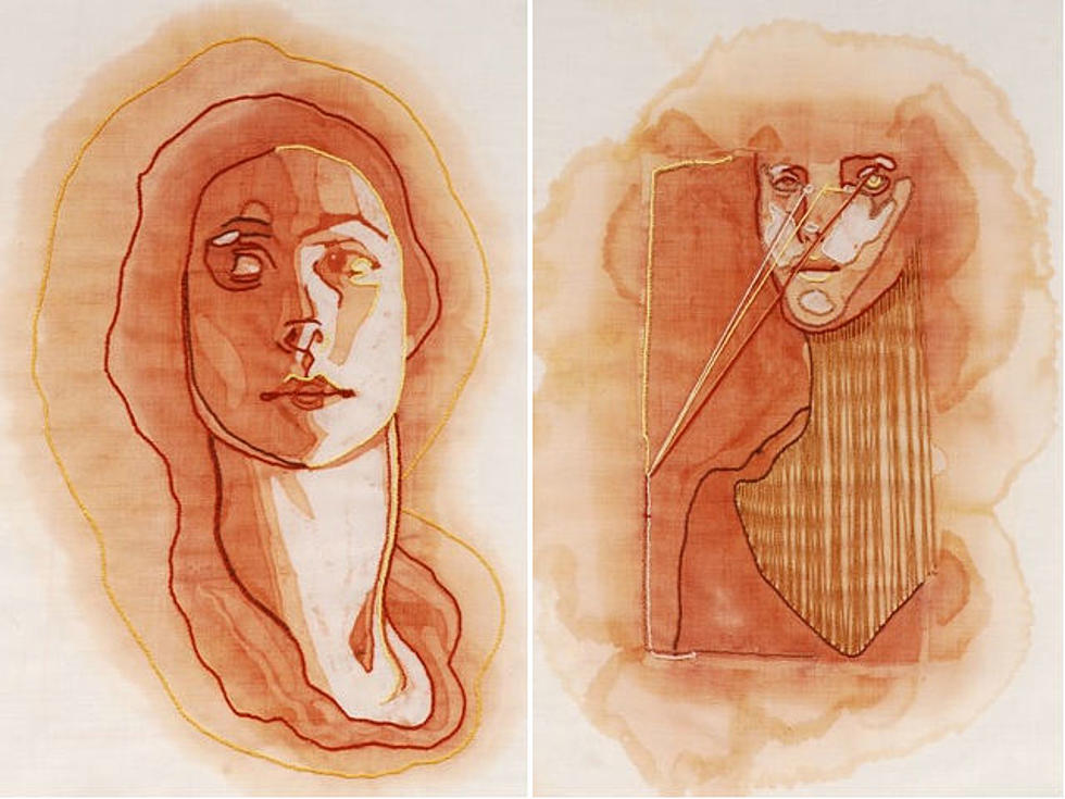 Artist Creates Beautiful Portraits From Wine Stains [IMAGES]