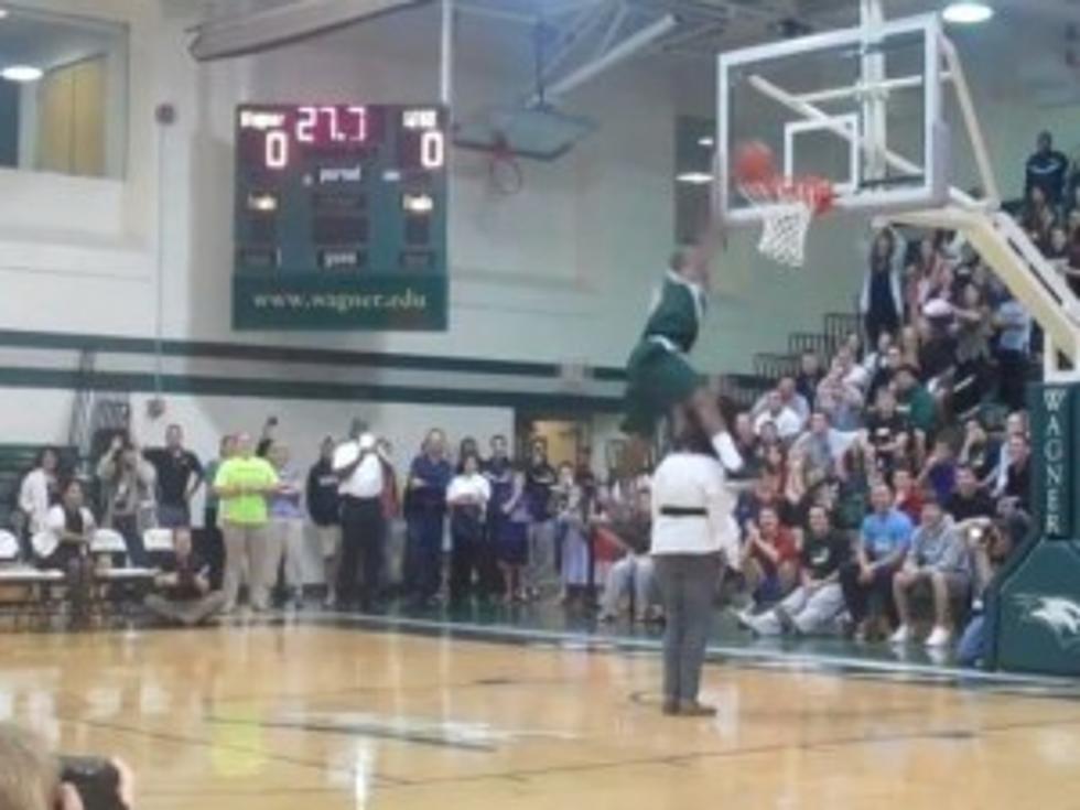 Basketball Player Jumps Over His Own Mother to Make Amazing Dunk [VIDEO]