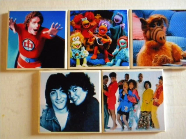 1980s, TV, sitcom, Alf, Joanie, Chachi, Fraggle