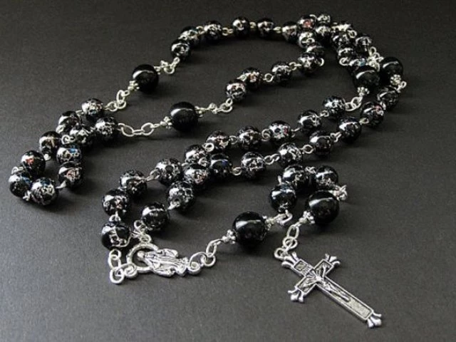 Black, Friday, holiday, shopping, rosary, beads